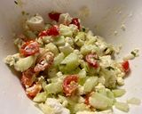Überbackener sommerlicher Toast Rezeptschritt 2 Foto