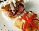 Foto del paso 9 de la receta: Torta de Plátano con albóndigas