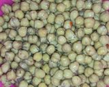 A picture of step 1 of Aloo Chana Chaat.