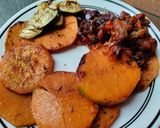 Foto del paso 4 de la receta: Sanduchitos🍆🧅🍅 de calabaza🎃🥙🧀