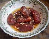A picture of step 8 of Gulab jamun with homemade lassa khoya.