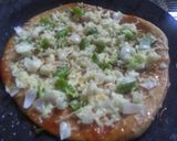अनियन आटा पिज़्ज़ा (Onion aata pizza recipe in hindi) रेसिपी चरण 9 फोटो