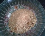 A picture of step 2 of Wheat Germ Brownies.