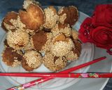 A picture of step 8 of Laughing Balls | Chinese Smiling Sesame Cookies.