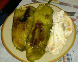 Foto del paso 6 de la receta: Pimientos rellenos de crema de tortilla de patatas con cebolla