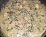 A picture of step 6 of Palak Paneer.