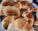 Foto del paso 8 de la receta: 🥐Medialunas veganas, aptas aplv, huevo