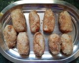 A picture of step 10 of Rice bread roll(leftover rice).