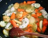 A picture of step 10 of Chicken Tarragon.