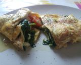 Foto del paso 6 de la receta Tortilla francesa rellena de espinacas