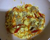 Foto langkah ke 2 dari resep Orak Arik Telur Sayuran.