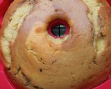 A picture of step 7 of Orange /chocolate cake.