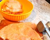Baconbe tekert sajtos csirkemell recept fázis 1 fotója