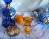 A picture of step 10 of Black tea with orange peel and cinnamon.