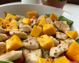 Foto del paso 5 de la receta: Ensalada de pollo, espinacas y calabaza