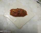 A picture of step 9 of Fried Wrapped Halwa.