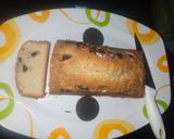 A picture of step 7 of Oreo cake loaf.