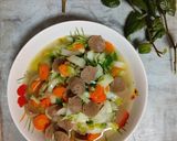 Foto langkah ke 3 dari resep Cah Wortel Sawi putih Bakso.