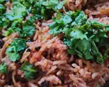 A picture of step 6 of Watermelon rice.