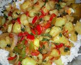 A picture of step 3 of Potato Gulala.