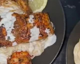 Foto del paso 1 de la receta: Pasta con gambas y salmón