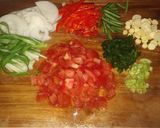 A picture of step 1 of Gochujang and coconut noodle soup (vegan).