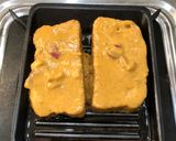 A picture of step 4 of Masala bread.