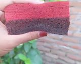 Foto langkah ke 6 dari resep Brownies red velvet.