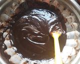 A picture of step 6 of Eggless Whole Wheat Chocolate fudge Brownie.