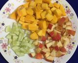 A picture of step 1 of Fruit Salad.
