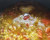 A picture of step 6 of Soya Bean Curry.