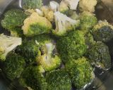 A picture of step 1 of Broccoli Soup.