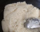 A picture of step 1 of Manchurian flavoured steamed rava balls.
