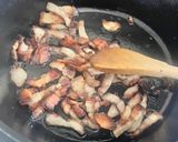 Une image de l'étape 1 de Véritable recette des pâtes à la carbonara.