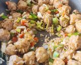 A picture of step 5 of Healthy Fried soya rice(using leftover rice).