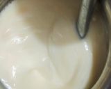 A picture of step 2 of Mango shake with icecream.