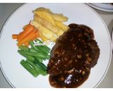 Foto langkah ke 5 dari resep 364.Beef Steak With Blackpepper Sauce.