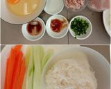 รูปขั้นตอนการทำที่ 1 ของ ข้าวไข่ม้วนไส้เบคอนทูน่า