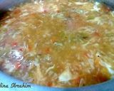 A picture of step 10 of Hot & Sour Soup.