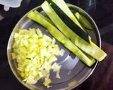 A picture of step 1 of Watermelon Pickle.