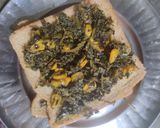 A picture of step 2 of Leftover Methi Corn stuffed Rava Sandwich.