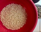 A picture of step 1 of Bean cake.