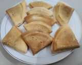 Foto langkah ke 8 dari resep Crepe Coklat & Keju.