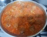 Foto del paso 6 de la receta: Albóndigas con Puré y Huevos Rancheros