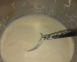 A picture of step 1 of Kalakand sweet.