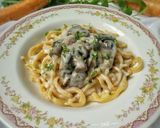 Foto langkah ke 4 dari resep Mi wortel with mushroom sauce.