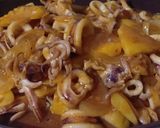 Foto langkah ke 2 dari resep Cumi Saus Nanas.