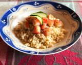 Pirított rákrudak bulgurral recept fázis 5 fotója
