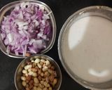 A picture of step 1 of Onion Dosa.