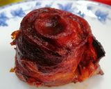 รูปขั้นตอนการทำที่ 8 ของ กุหลาบไก่เบคอนรมควัน